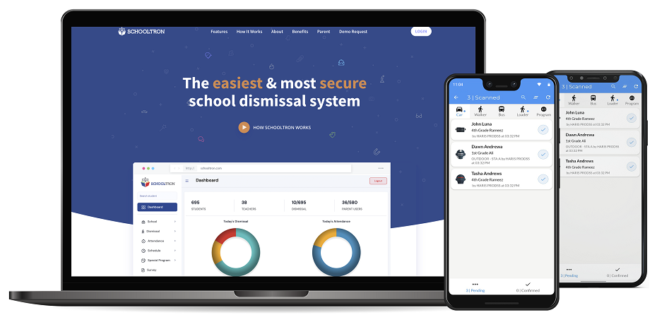 Schooltron - Landing Page